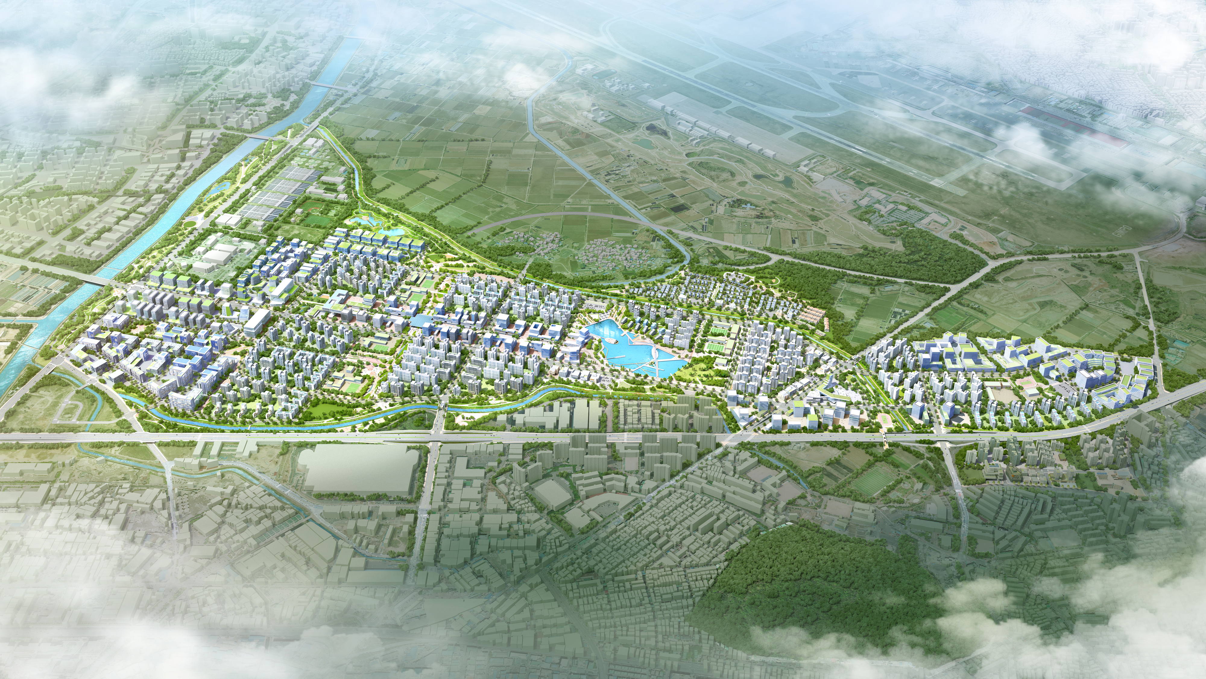 basic plan and Preliminary design for Bucheon Daejang public housing district 